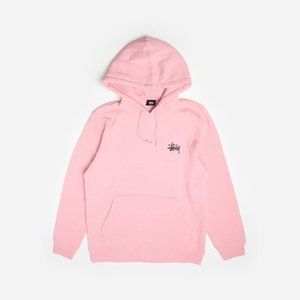 STUSSY'S BOXY, PINK HOODIE, SIZE LARGE